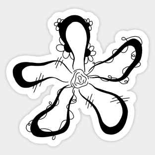 Abstract flower Sticker